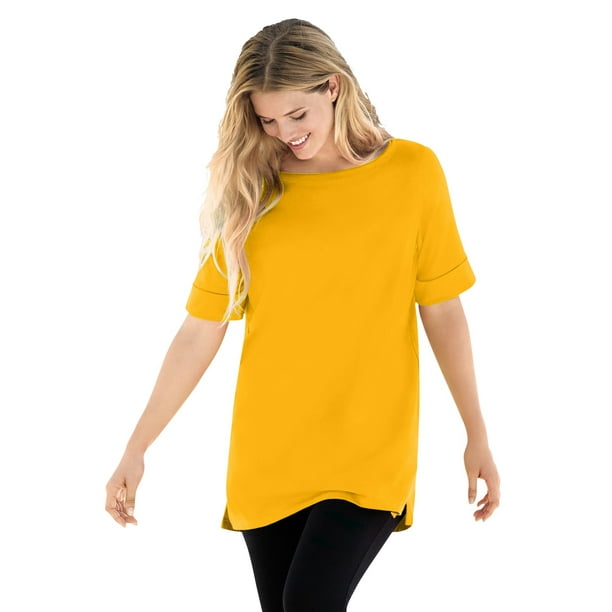 Monrow Womens French Boat Neck Top W/Lace Up Sleeves Monrow Womens French Boat Neck Top W/Lace Up Sleeves